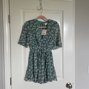 Showpo Playsuit in Teal Floral